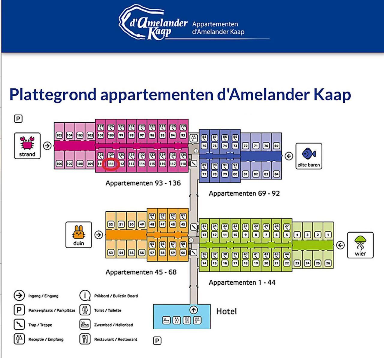 Appartement Noorderkragt, Amelander Kaap Hollum (Ameland) Exterior foto